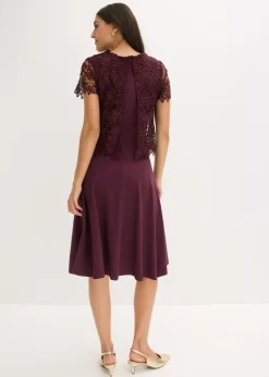 Mujer bonprix bonprix Vestido midi con encaje