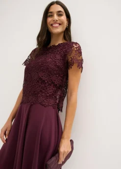 Mujer bonprix bonprix Vestido midi con encaje