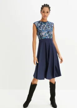 Mujer bonprix bonprix Vestido midi con encaje