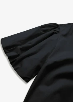 bonprix bonprix Vestidos>Vestido midi de algodón orgánico Negro