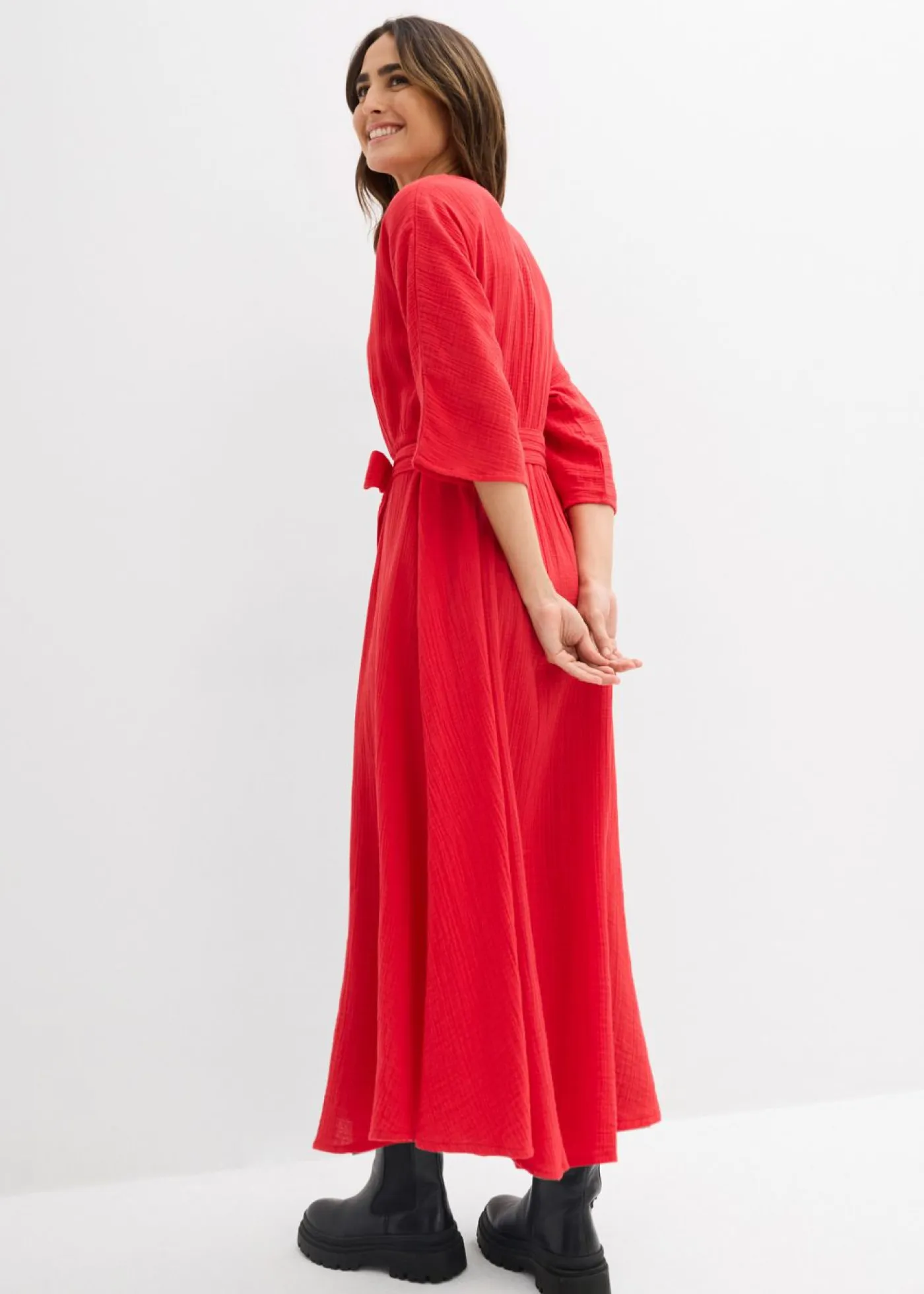 Mujer bonprix bonprix Vestido midi de algodón suave