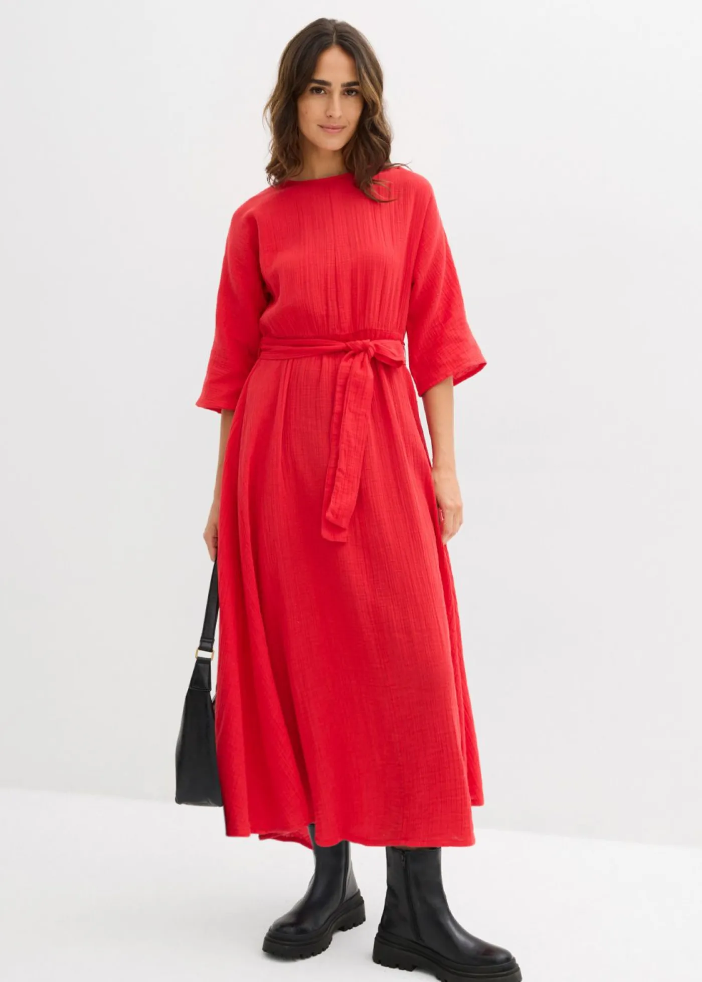 Mujer bonprix bonprix Vestido midi de algodón suave