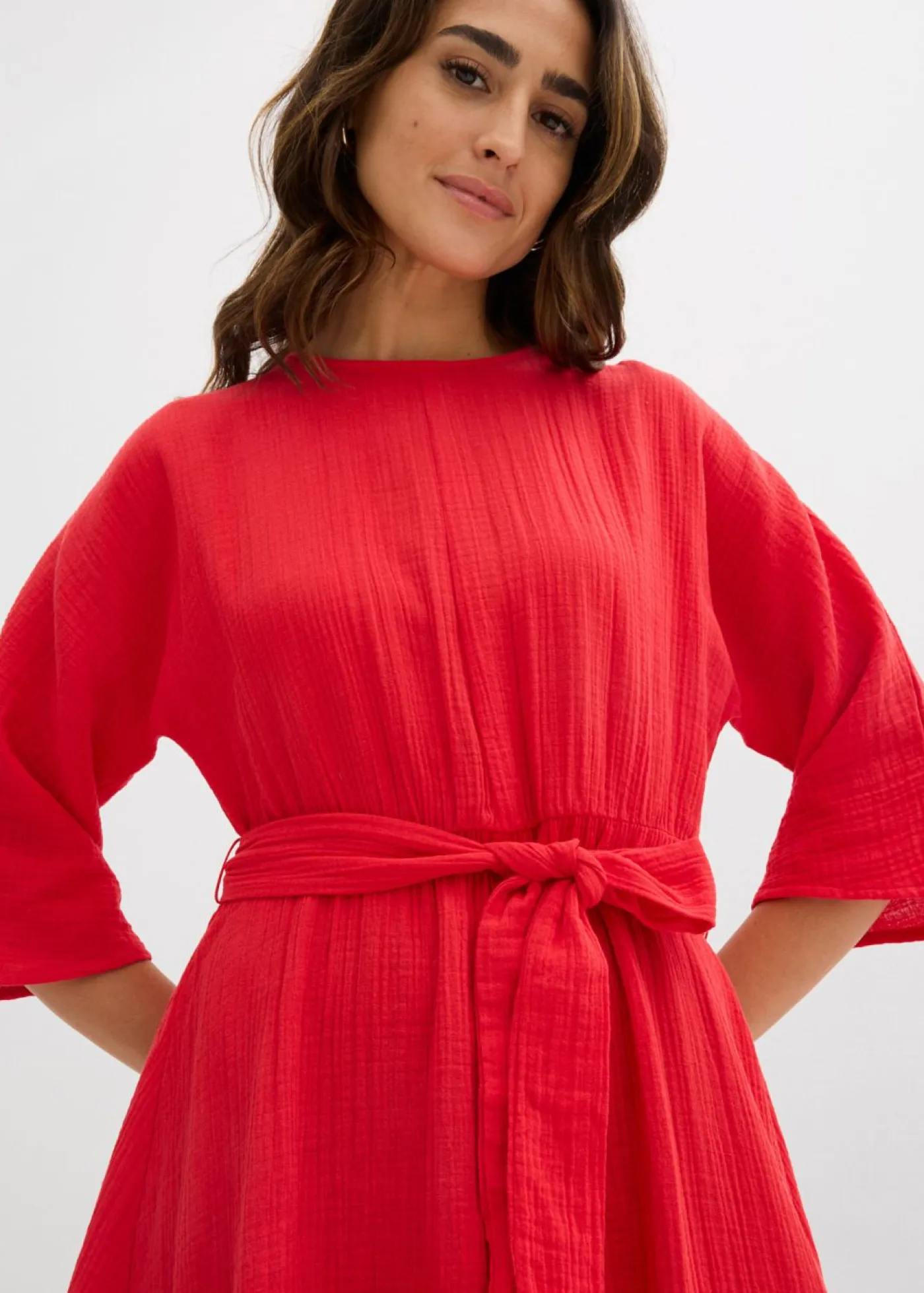 Mujer bonprix bonprix Vestido midi de algodón suave