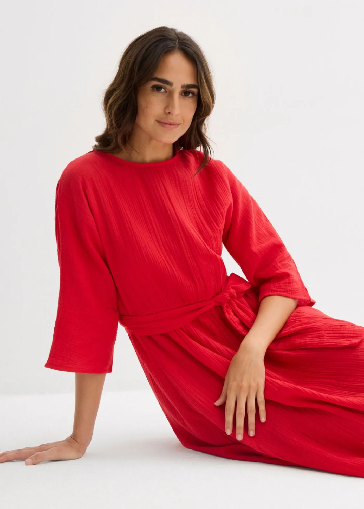 Mujer bonprix bonprix Vestido midi de algodón suave