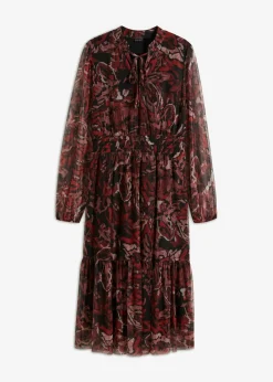 Mujer bonprix bonprix Vestido midi de malla