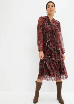 Mujer bonprix bonprix Vestido midi de malla