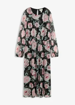 Mujer bonprix bonprix Vestido midi de malla suave