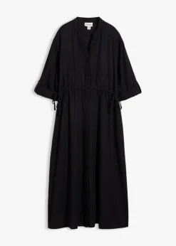 Mujer bonprix bonprix Vestido midi de mezcla de lino