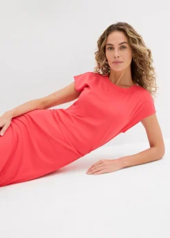 Mujer bonprix bonprix Vestido midi de mezcla de viscosa suave