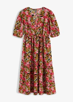 Mujer bonprix bonprix Vestido midi de mezcla de viscosa