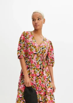 Mujer bonprix bonprix Vestido midi de mezcla de viscosa