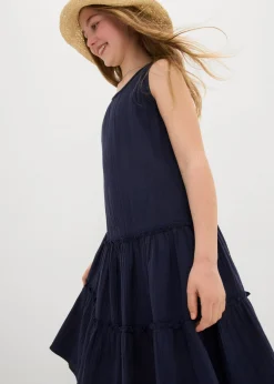 Niños bonprix bonprix Vestido midi de muselina ligera
