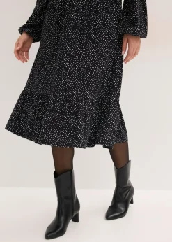 Mujer bonprix bonprix Vestido midi de punto de mezcla de viscosa