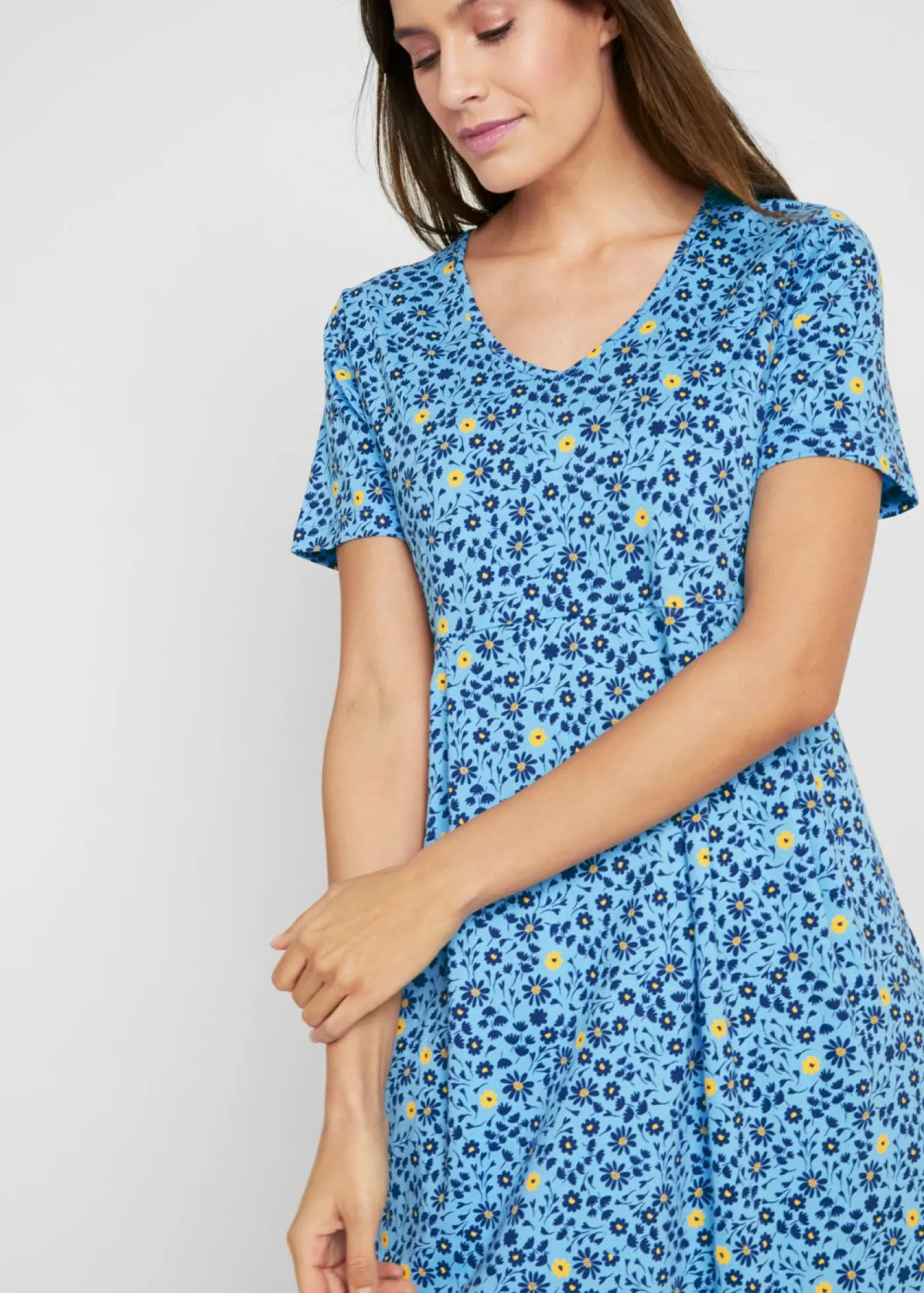 Mujer bonprix bonprix Vestido midi de punto de algodón