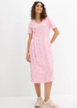 Mujer bonprix bonprix Vestido midi de punto de algodón