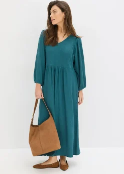 Mujer bonprix bonprix Vestido midi de punto estructurado