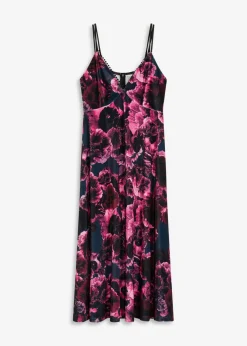 Mujer bonprix bonprix Vestido midi de terciopelo brillante