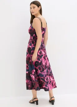 Mujer bonprix bonprix Vestido midi de terciopelo brillante