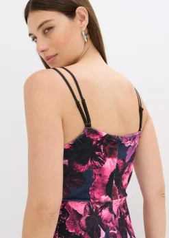 Mujer bonprix bonprix Vestido midi de terciopelo brillante