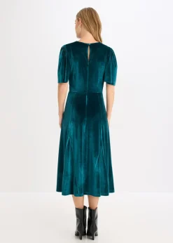 Mujer bonprix bonprix Vestido midi de terciopelo suave