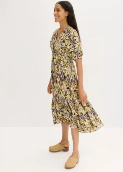 Mujer bonprix bonprix Vestido midi de viscosa fluida