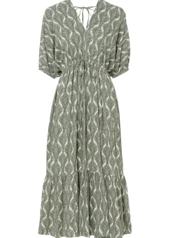 Mujer bonprix bonprix Vestido midi de viscosa fluida