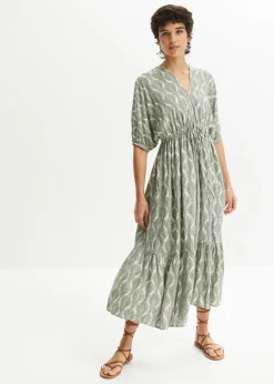 Mujer bonprix bonprix Vestido midi de viscosa fluida