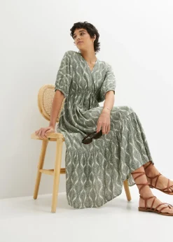 Mujer bonprix bonprix Vestido midi de viscosa fluida