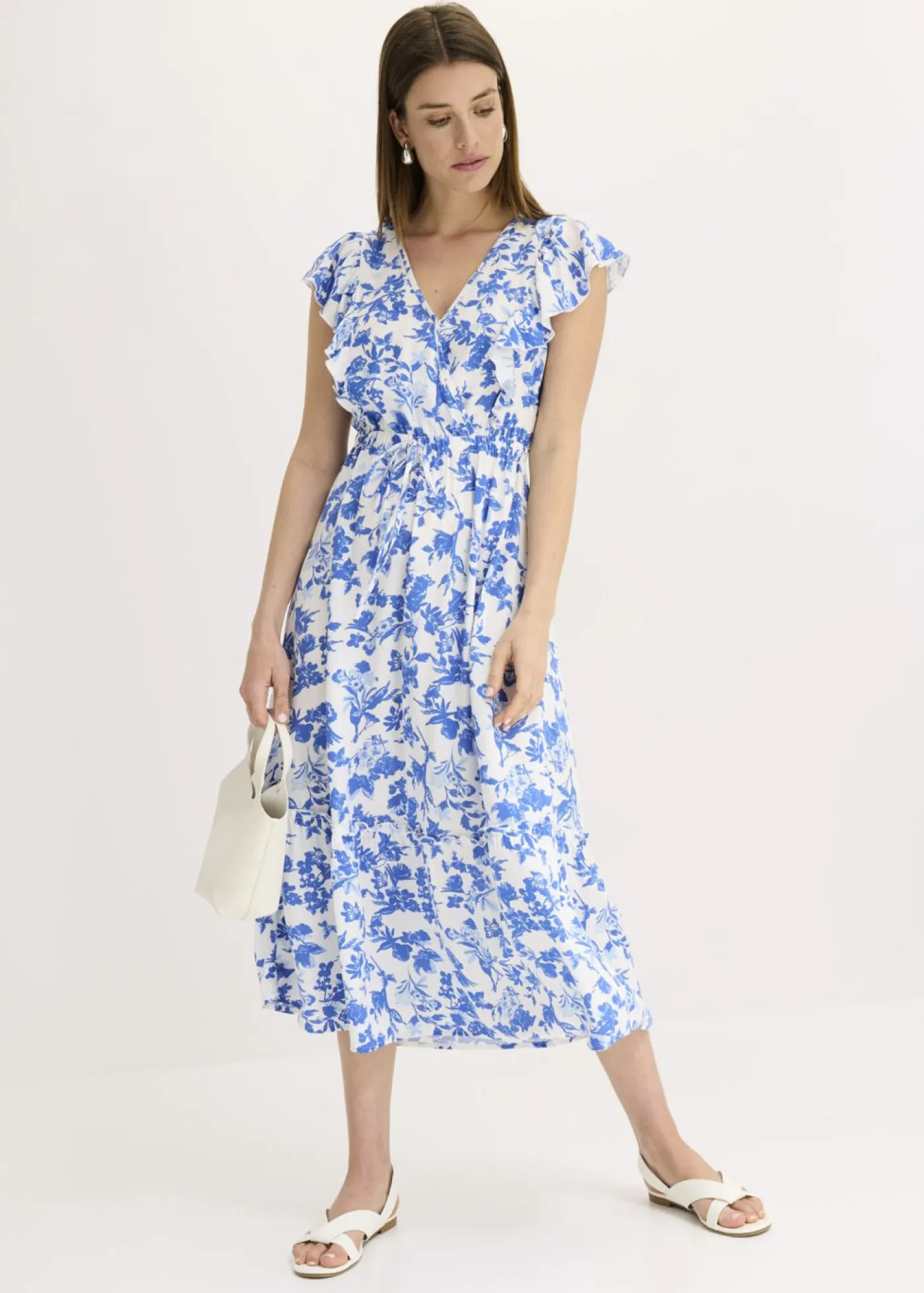 Mujer bonprix bonprix Vestido midi de viscosa fluida