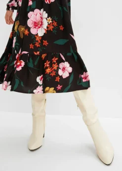 Mujer bonprix bonprix Vestido midi de viscosa fluida