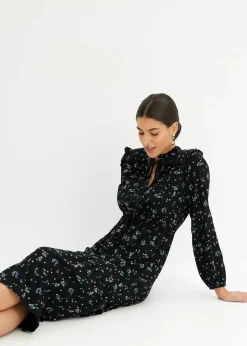 Mujer bonprix bonprix Vestido midi de viscosa pura