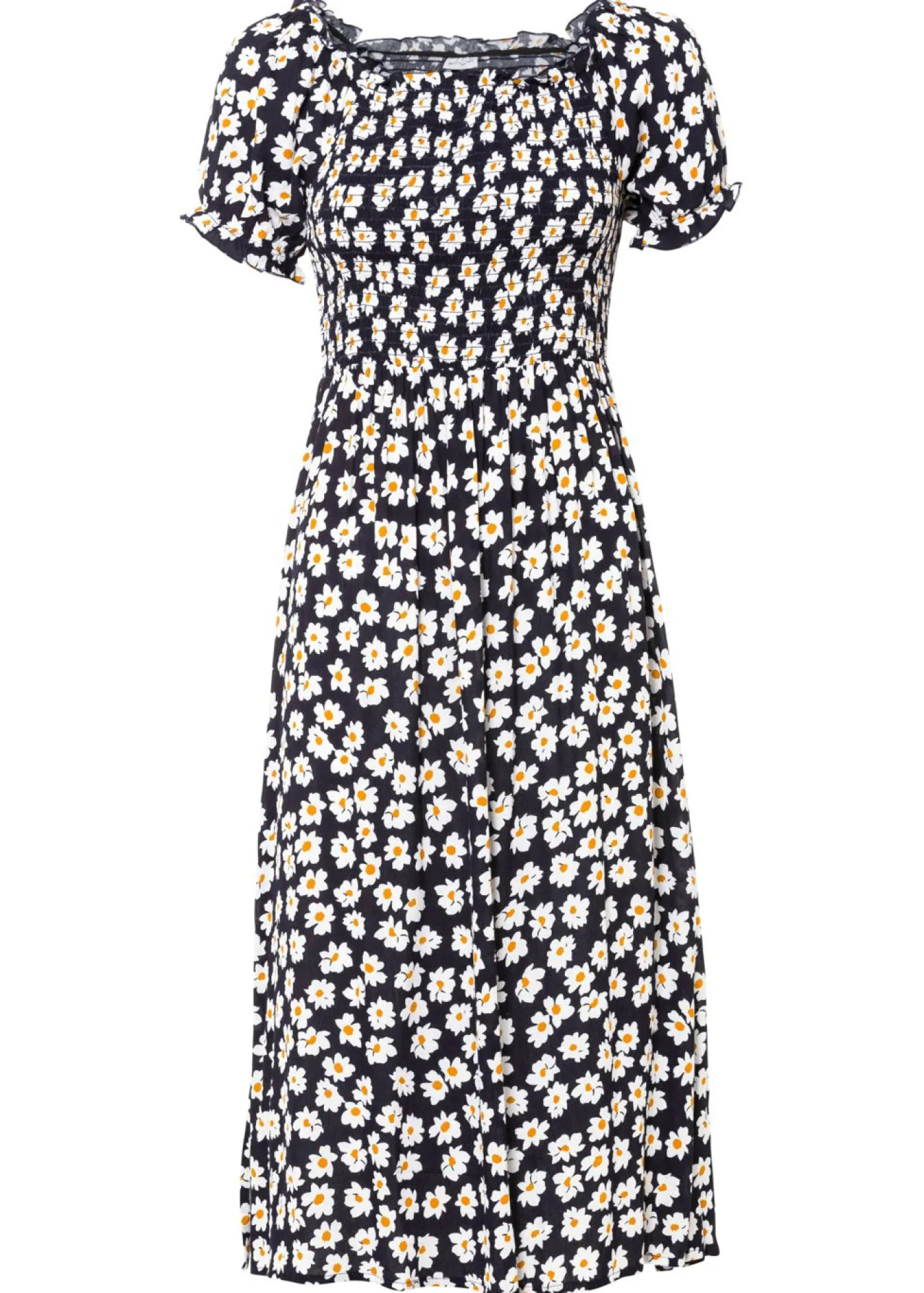 Mujer bonprix bonprix Vestido midi de viscosa pura