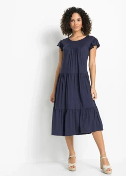 Mujer bonprix bonprix Vestido midi de viscosa sostenible