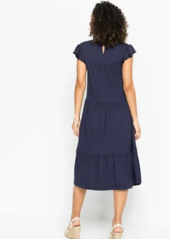 Mujer bonprix bonprix Vestido midi de viscosa sostenible