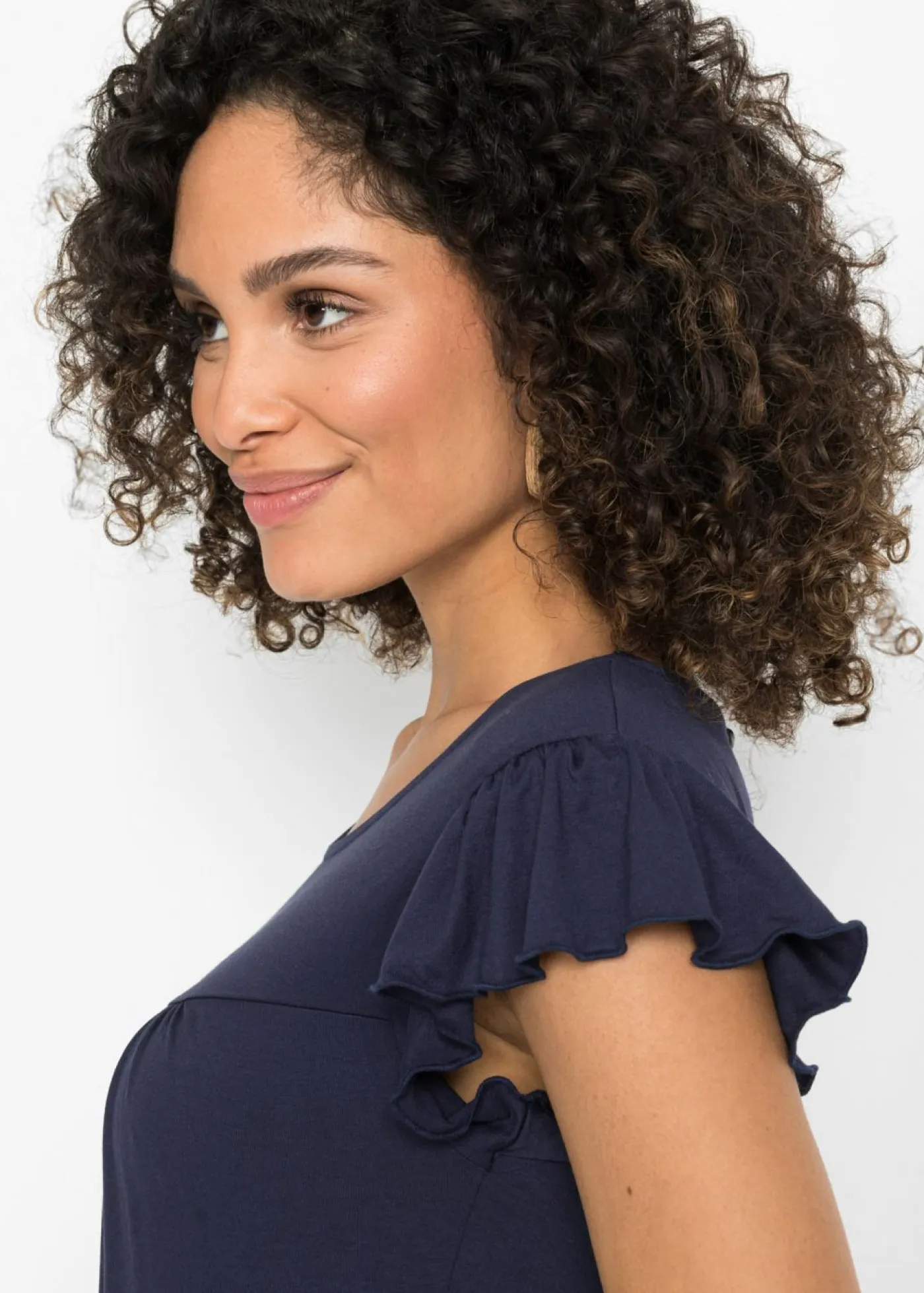 Mujer bonprix bonprix Vestido midi de viscosa sostenible