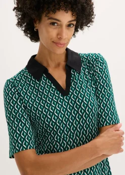 Mujer bonprix bonprix Vestido midi tipo polo