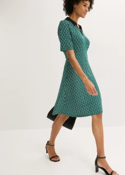Mujer bonprix bonprix Vestido midi tipo polo