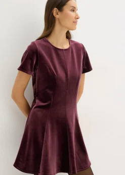 Mujer bonprix bonprix Vestido mini de terciopelo suave