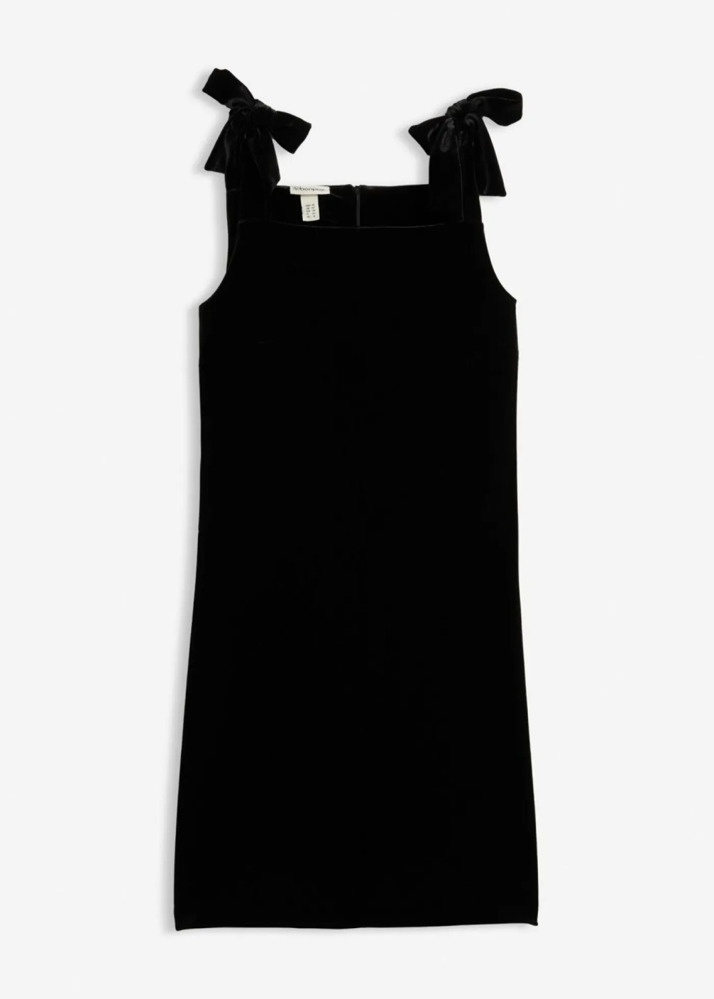 bonprix bonprix Vestidos>Vestido mini de terciopelo suave Negro