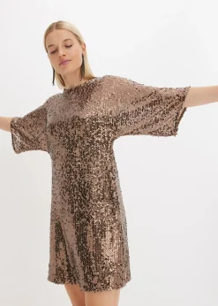 Mujer bonprix bonprix Vestido oversize de lentejuelas