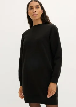 bonprix bonprix Básicos|Ropa Cómoda>Vestido oversize tipo sudadera Negro
