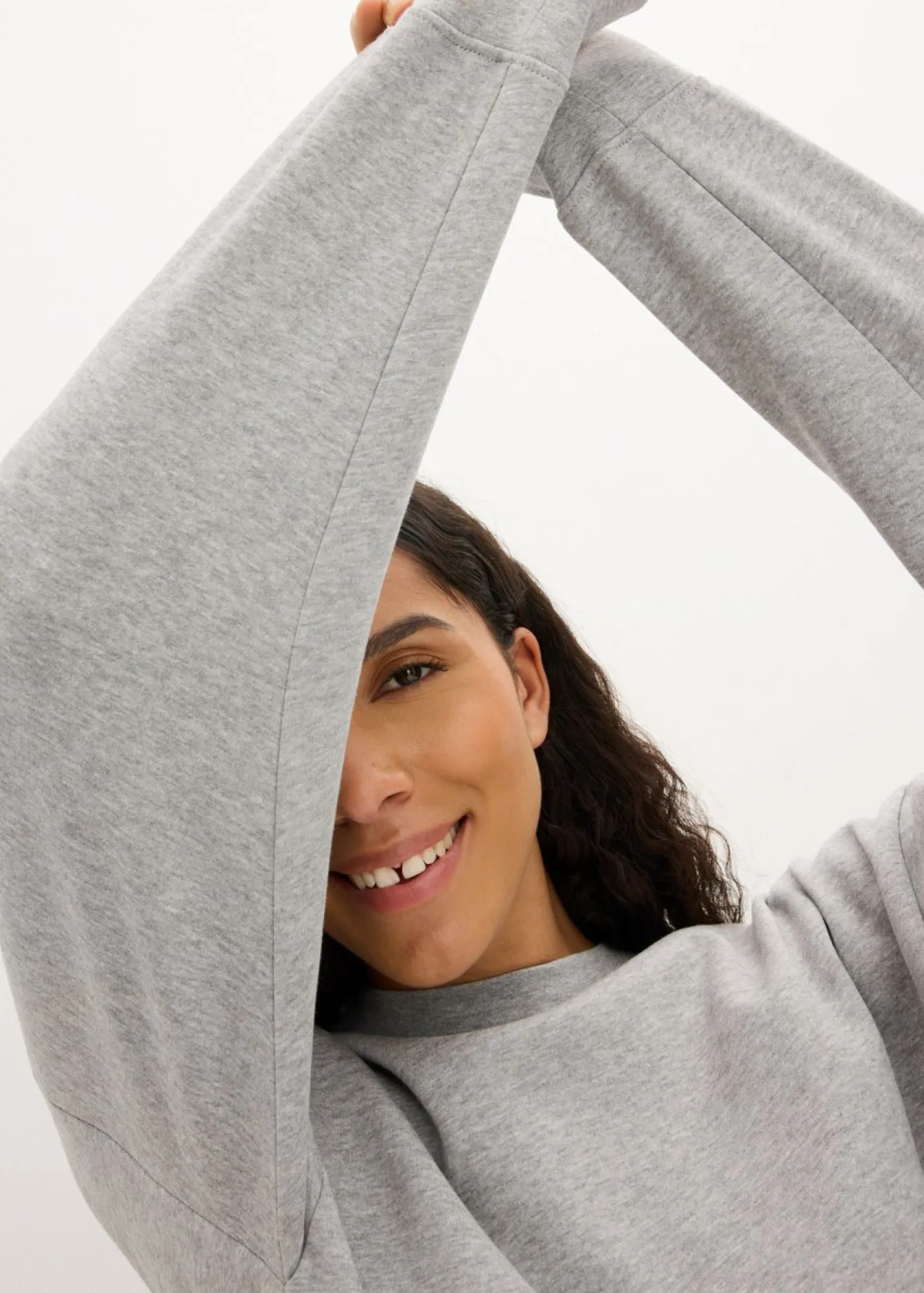 Mujer bonprix bonprix Vestido oversize tipo sudadera