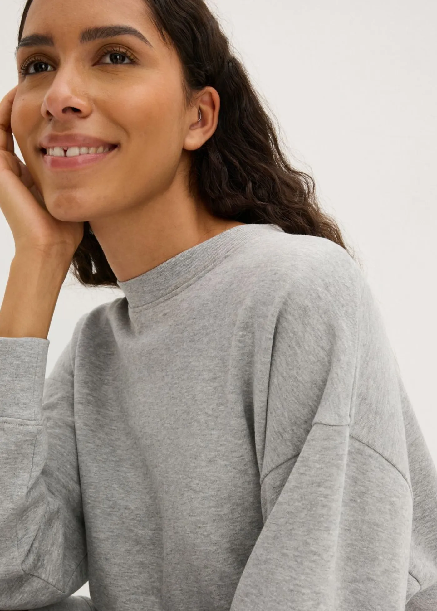 Mujer bonprix bonprix Vestido oversize tipo sudadera