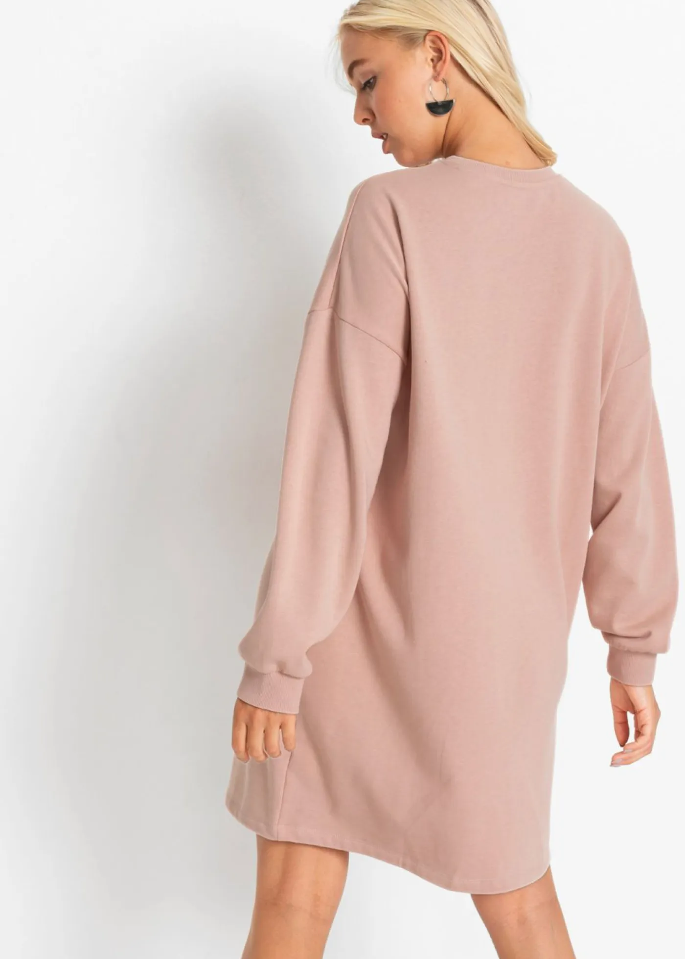 Mujer bonprix bonprix Vestido oversize tipo sudadera