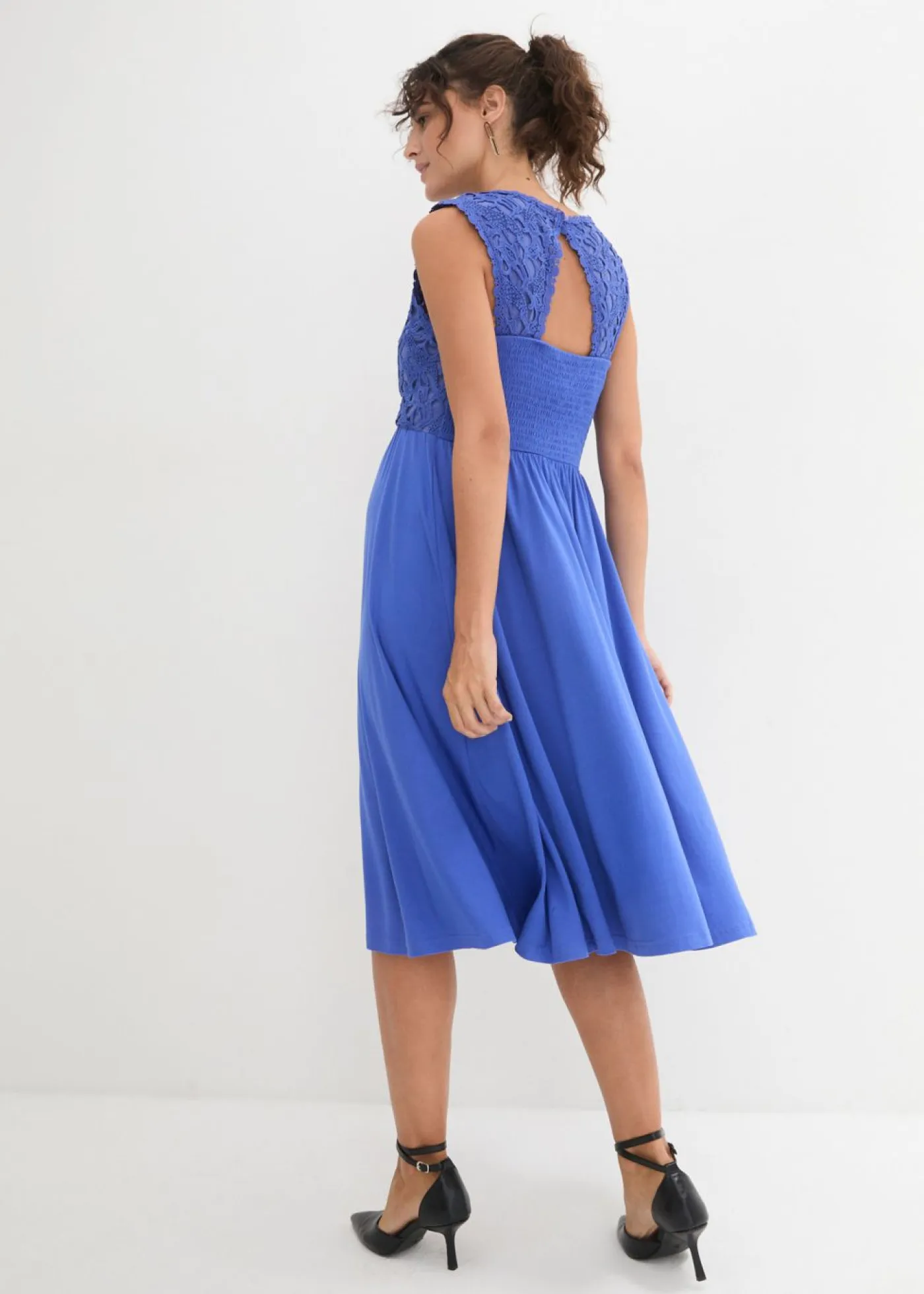 Mujer bonprix bonprix Vestido premamá con encaje de punto