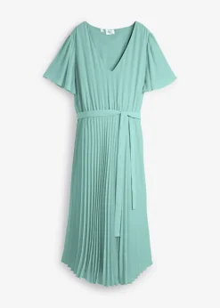 bonprix bonprix Premamá>Vestido premamá con plisado verde salvia