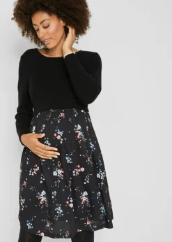 Mujer bonprix bonprix Vestido premamá de punto y viscosa