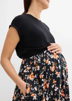 Mujer bonprix bonprix Vestido premamá/de lactancia con bolsillos