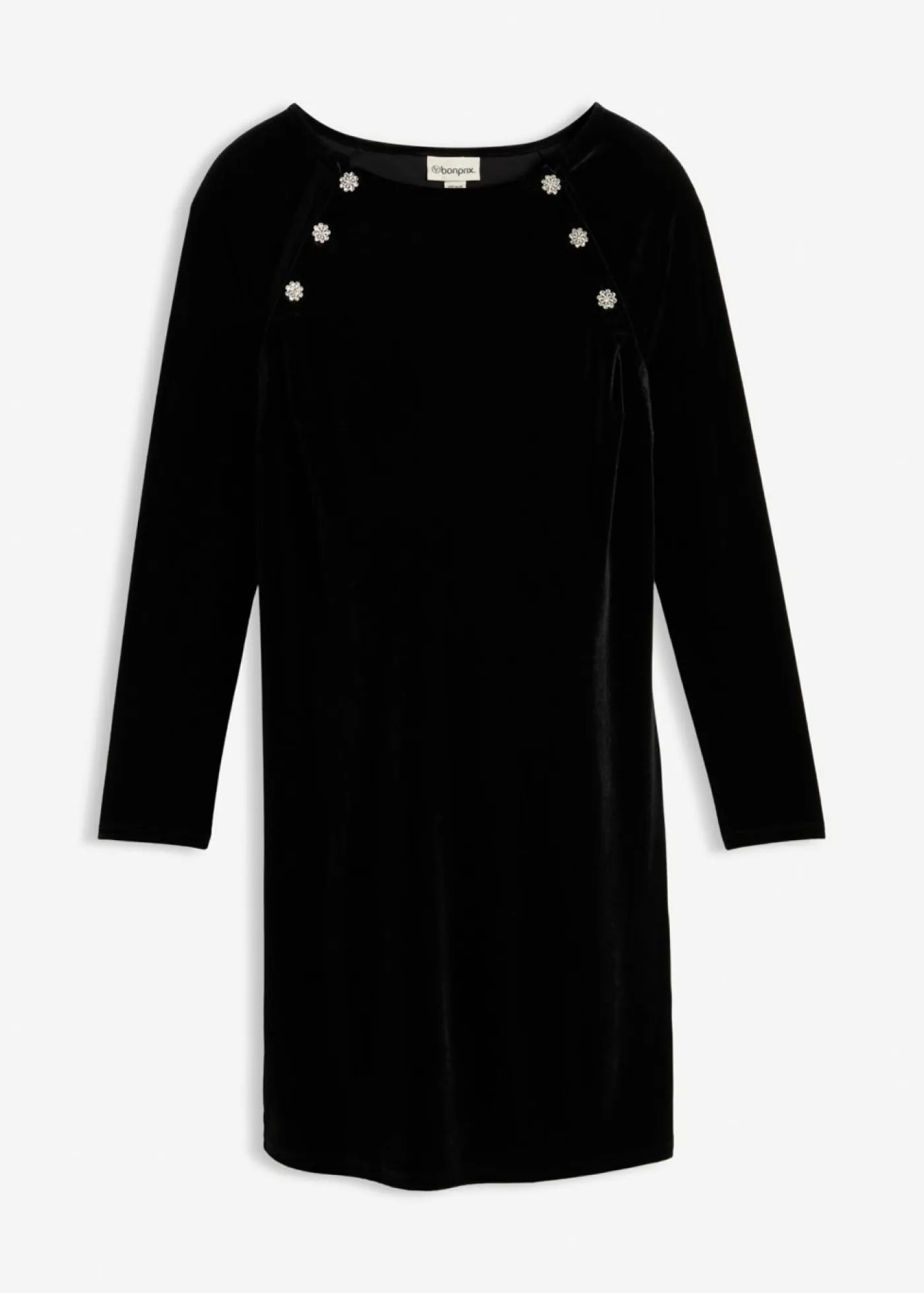 Mujer bonprix bonprix Vestido premamá/de lactancia 2 en 1 de terciopelo suave