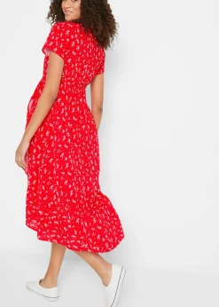 Mujer bonprix bonprix Vestido premamá/de lactancia 2 en 1 de crepé de viscosa